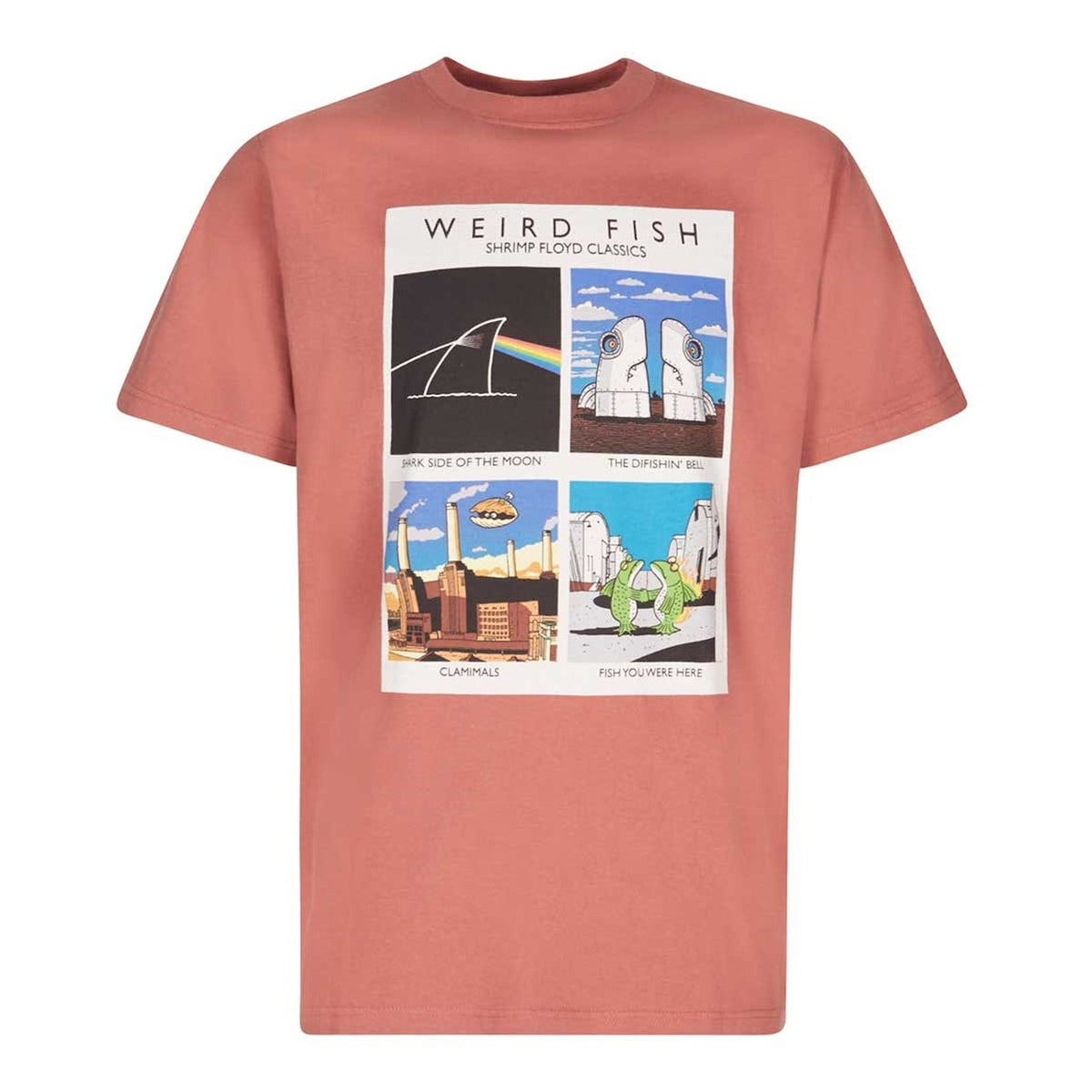 Weird fish pink store floyd t shirt