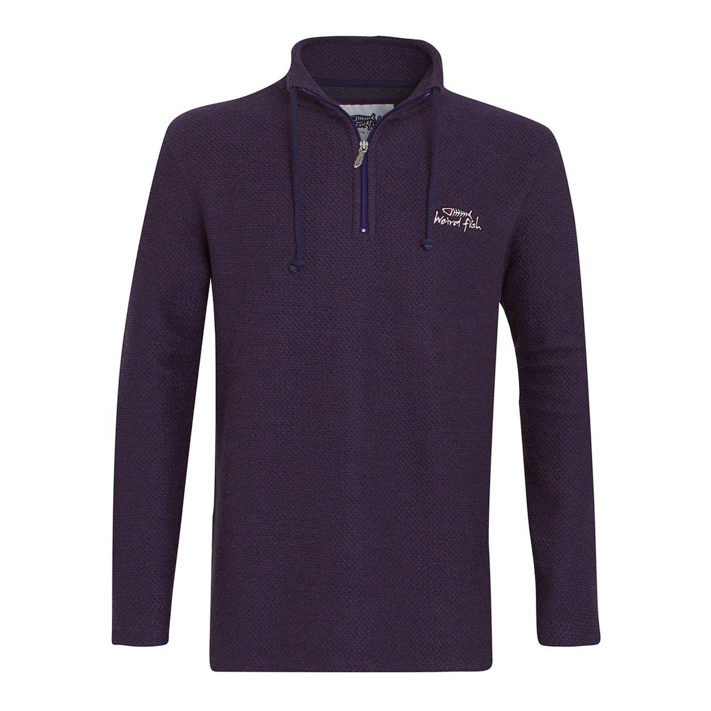 Cruiser 1/4 Zip Classic Macaroni Sweatshirt Purple