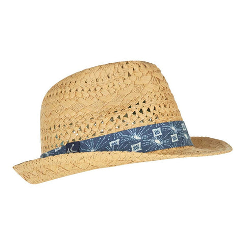 Diwali Straw Trilby Hat Natural