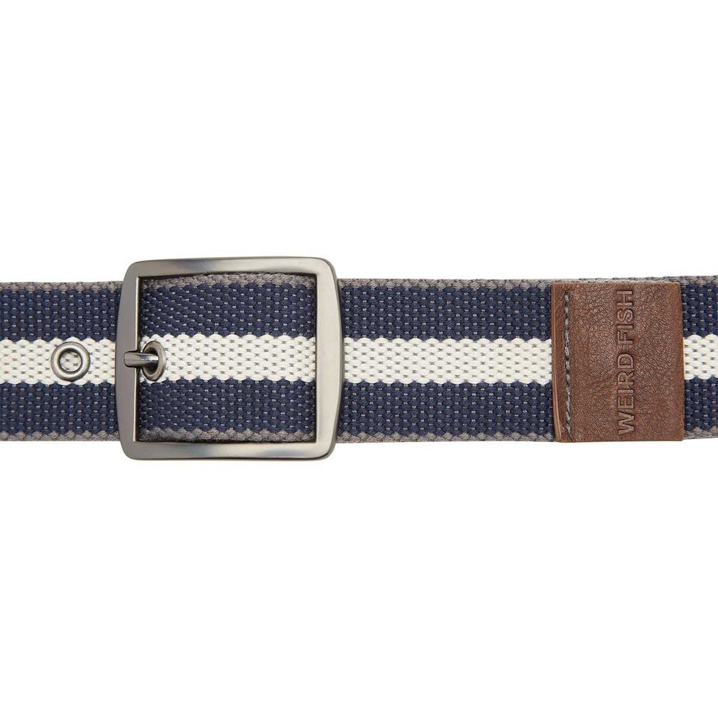 Rumble Striped Fabric Webbing Belt