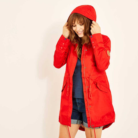 Amorite Waterproof Print Lined Parka Jacket