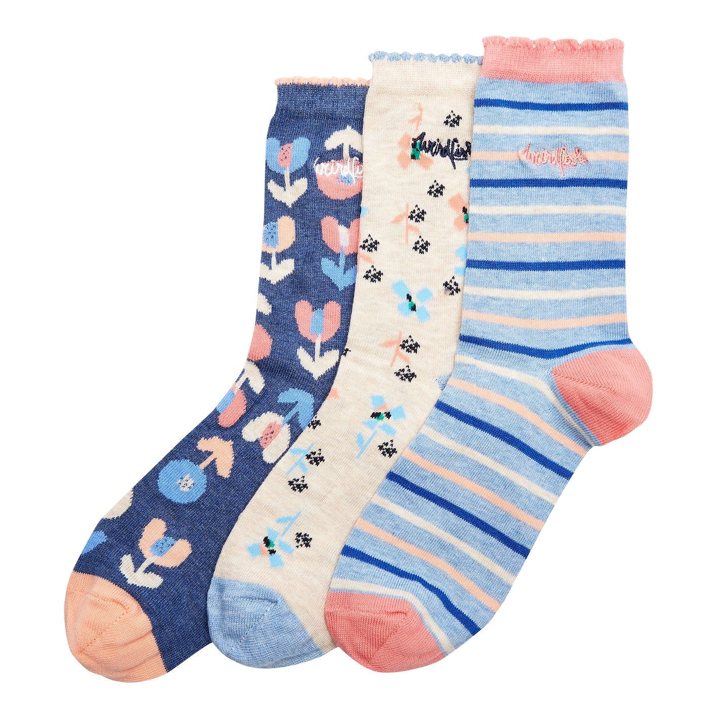 Parade Patterned Socks Multipack Dark Navy