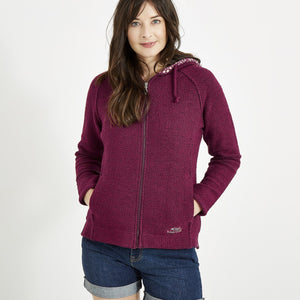 Tansy Classic Macaroni Hoodie Purple Potion