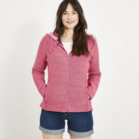 Tansy Classic Macaroni Hoodie Hot Pink