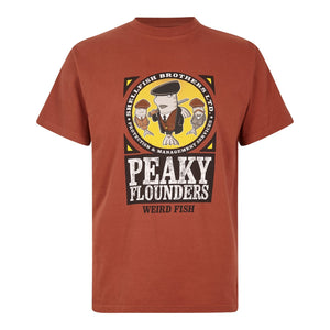 Peaky Flounders Artist T-Shirt Henna