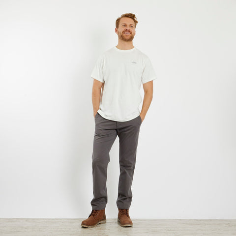 Bugle Super Soft Casual Chino Steel Grey