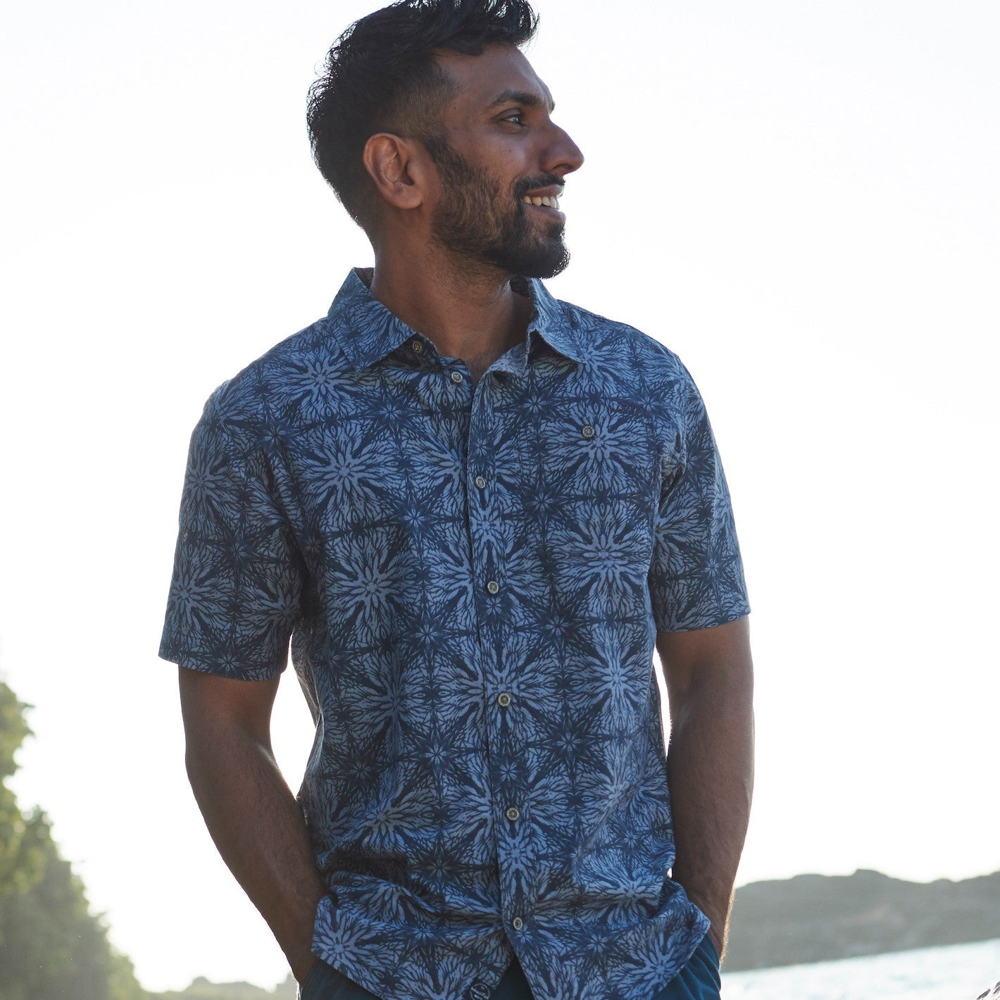 Dawlish Short Sleeve Printed Shirt