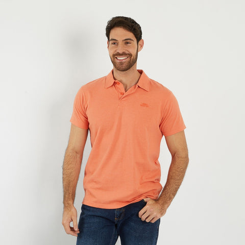 Quay Branded Polo Shirt Orangeade