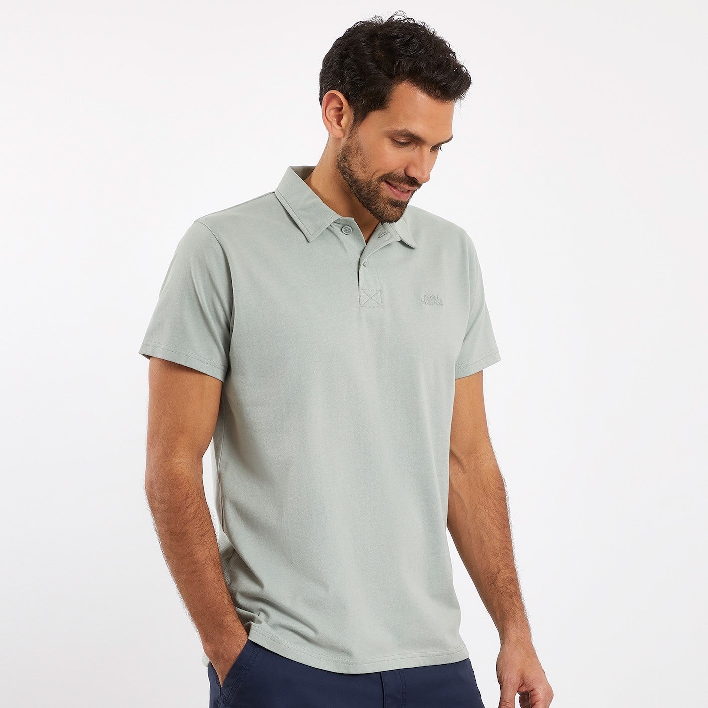 Quay Branded Polo Shirt Pistachio