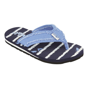 Salcombe Printed Flip Flop Dark Navy