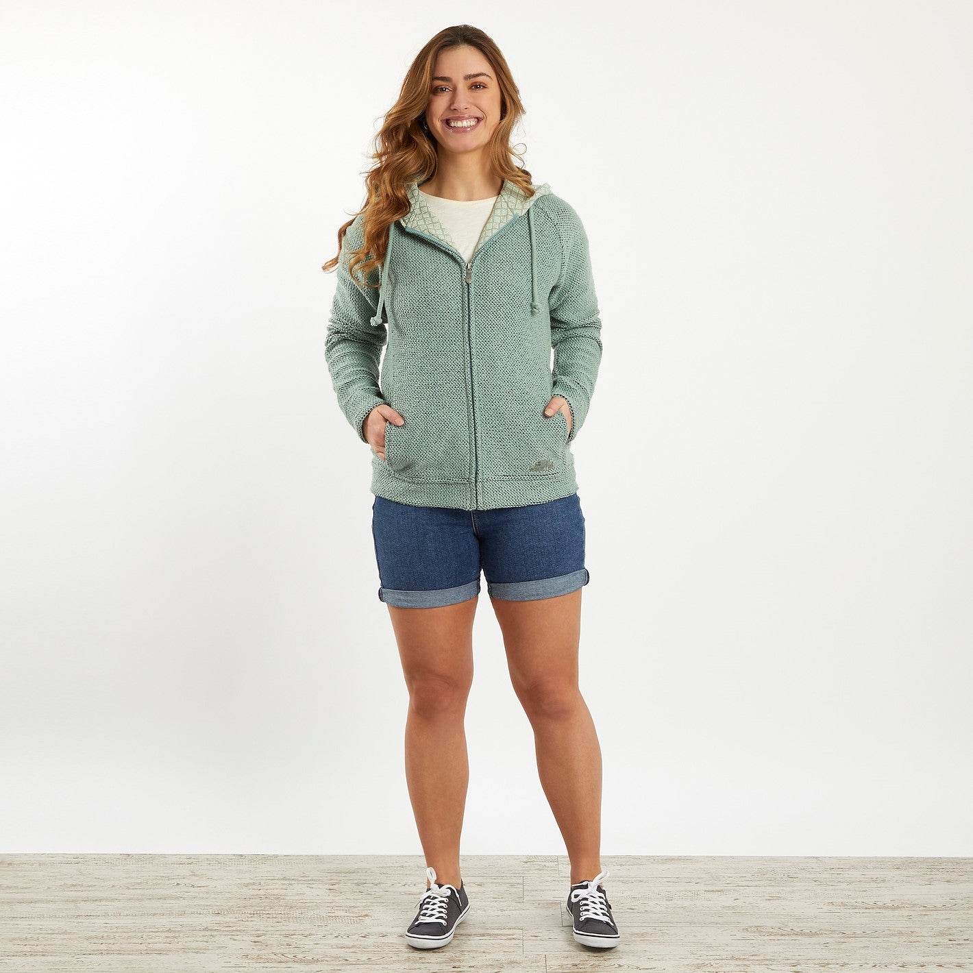 Chicoa Classic Macaroni Hoodie Silver Sage