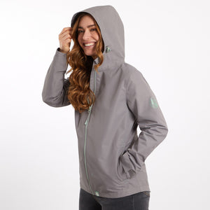 Tia Waterproof Jacket Ash Grey