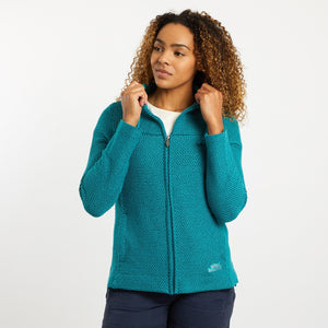 Lolly Full Zip Classic Macaroni Jacket Deep Teal