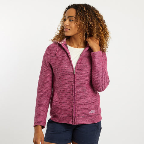 Brodie Full Zip Hoodie Classic Macaroni Jacket Magenta