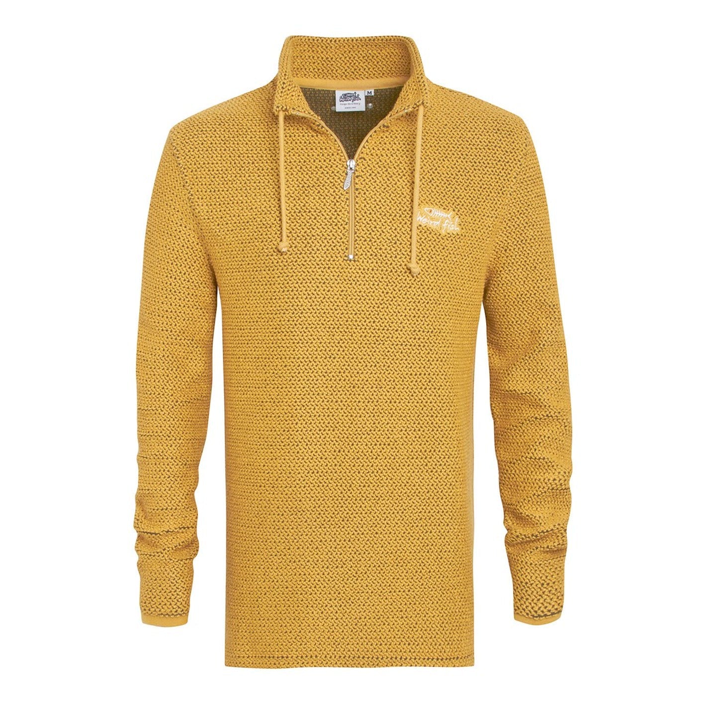 Cruiser 1/4 Zip Classic Macaroni Sweatshirt Deep Amber