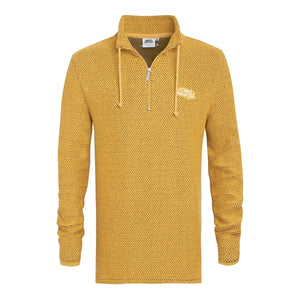 Cruiser 1/4 Zip Classic Macaroni Sweatshirt Deep Amber